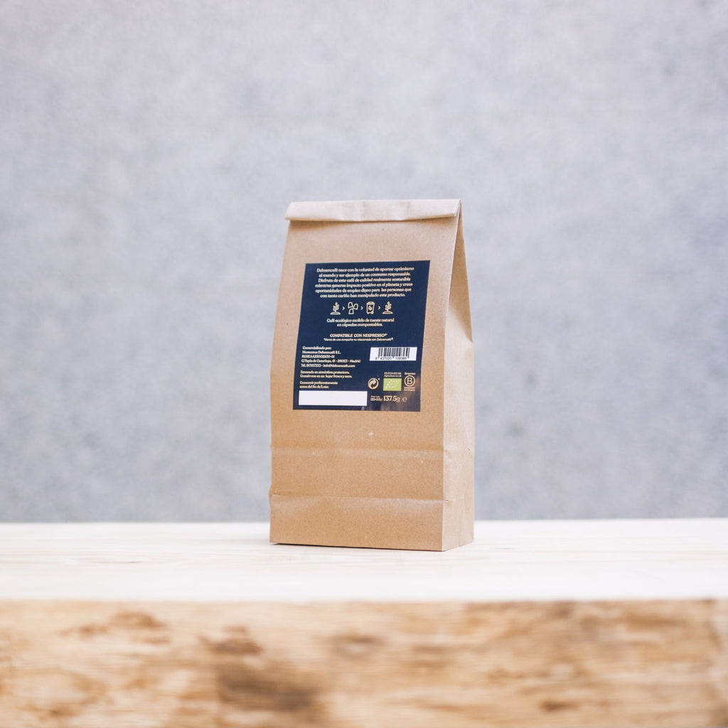 capsulas de cafe ecologico compostables compatibles con nespresso descafeinado 25