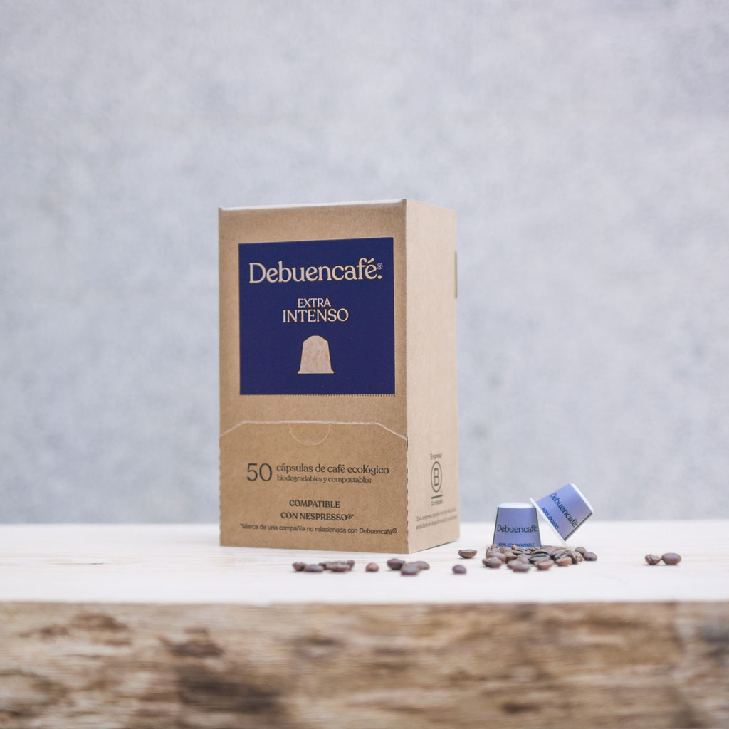 capsulas compostables compatibles con nespresso extra intenso 50