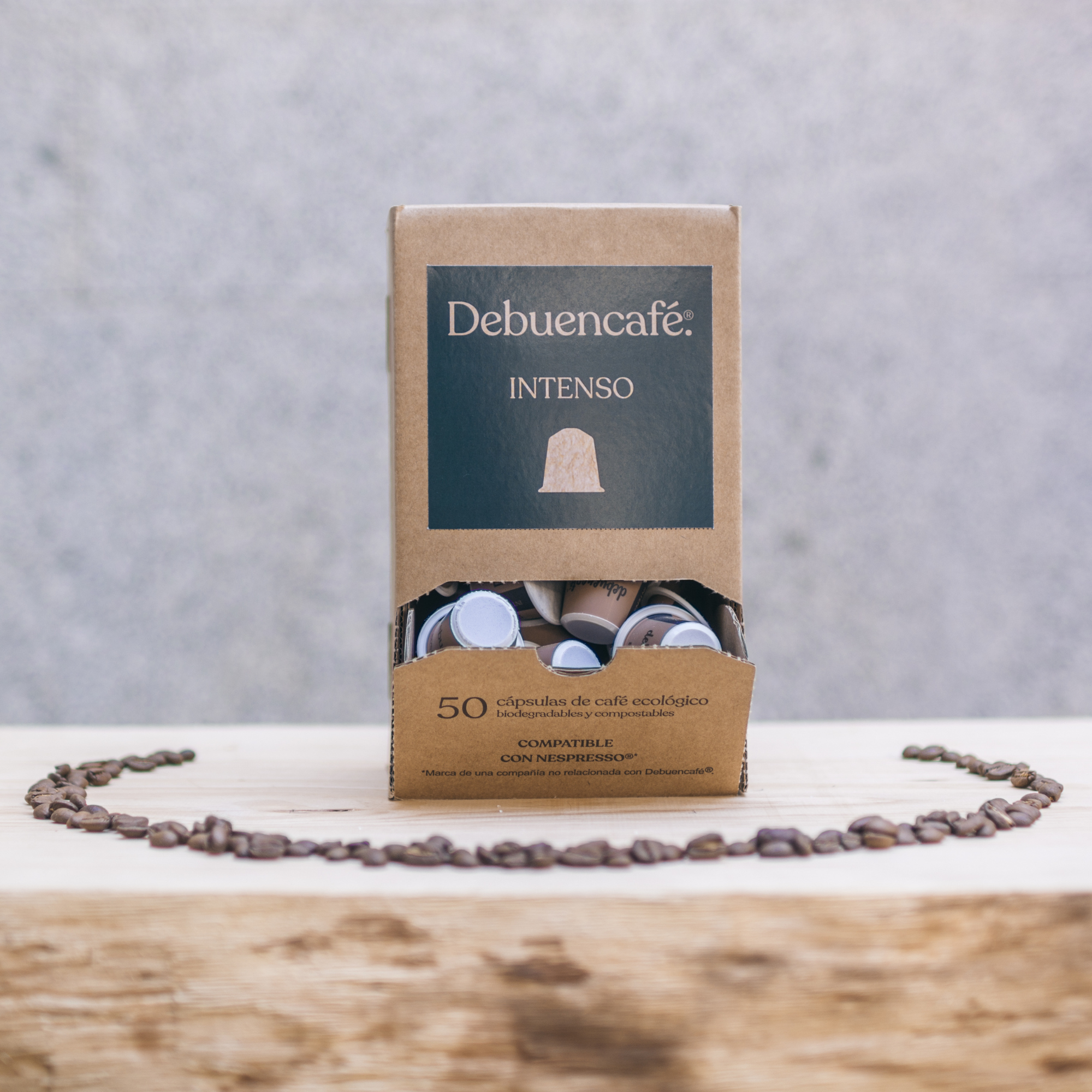 capsulas de cafe compostables intenso 50