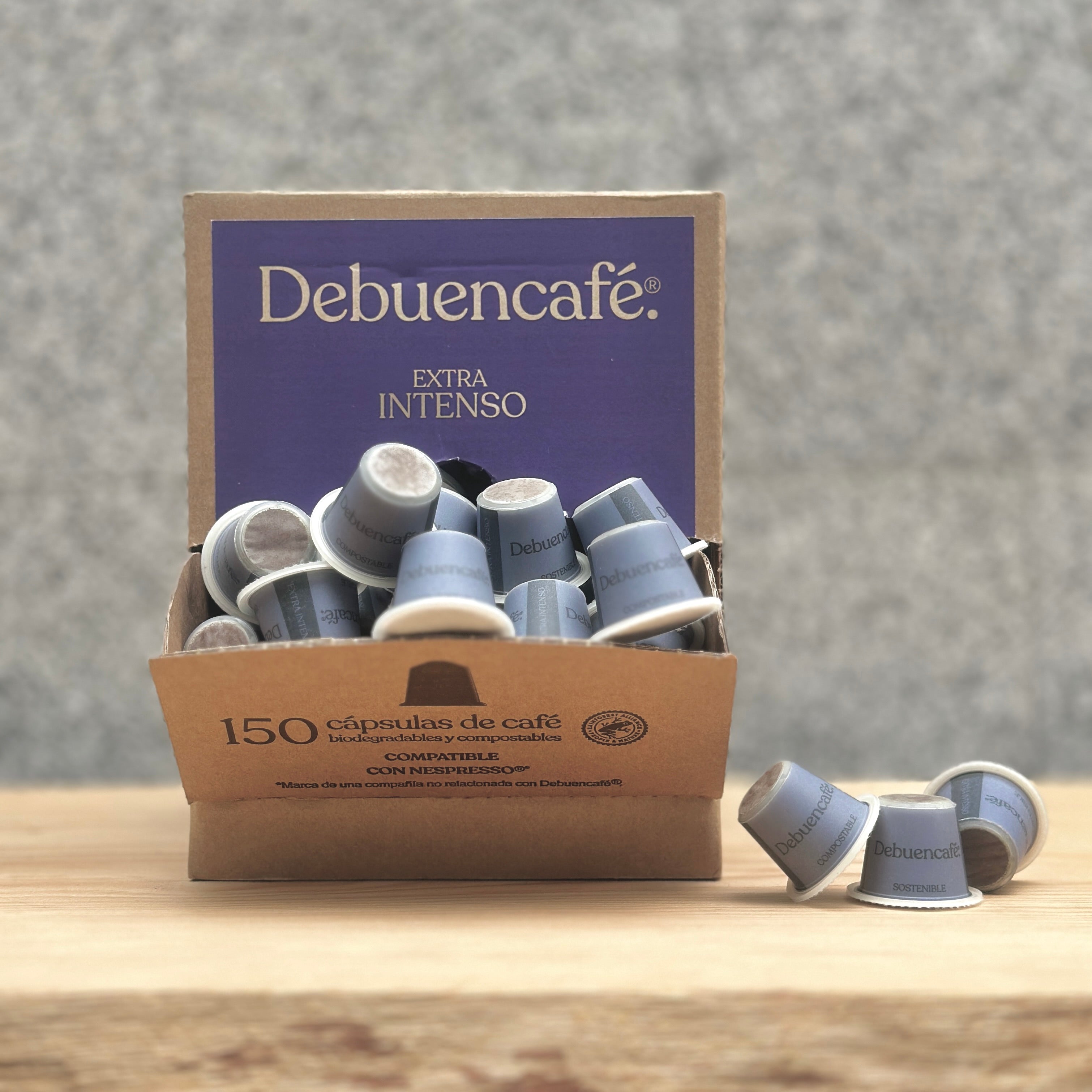 EXTRA INTENSO | Cápsulas compostables | Compatibles con Nespresso® | 150 cápsulas de café sostenible