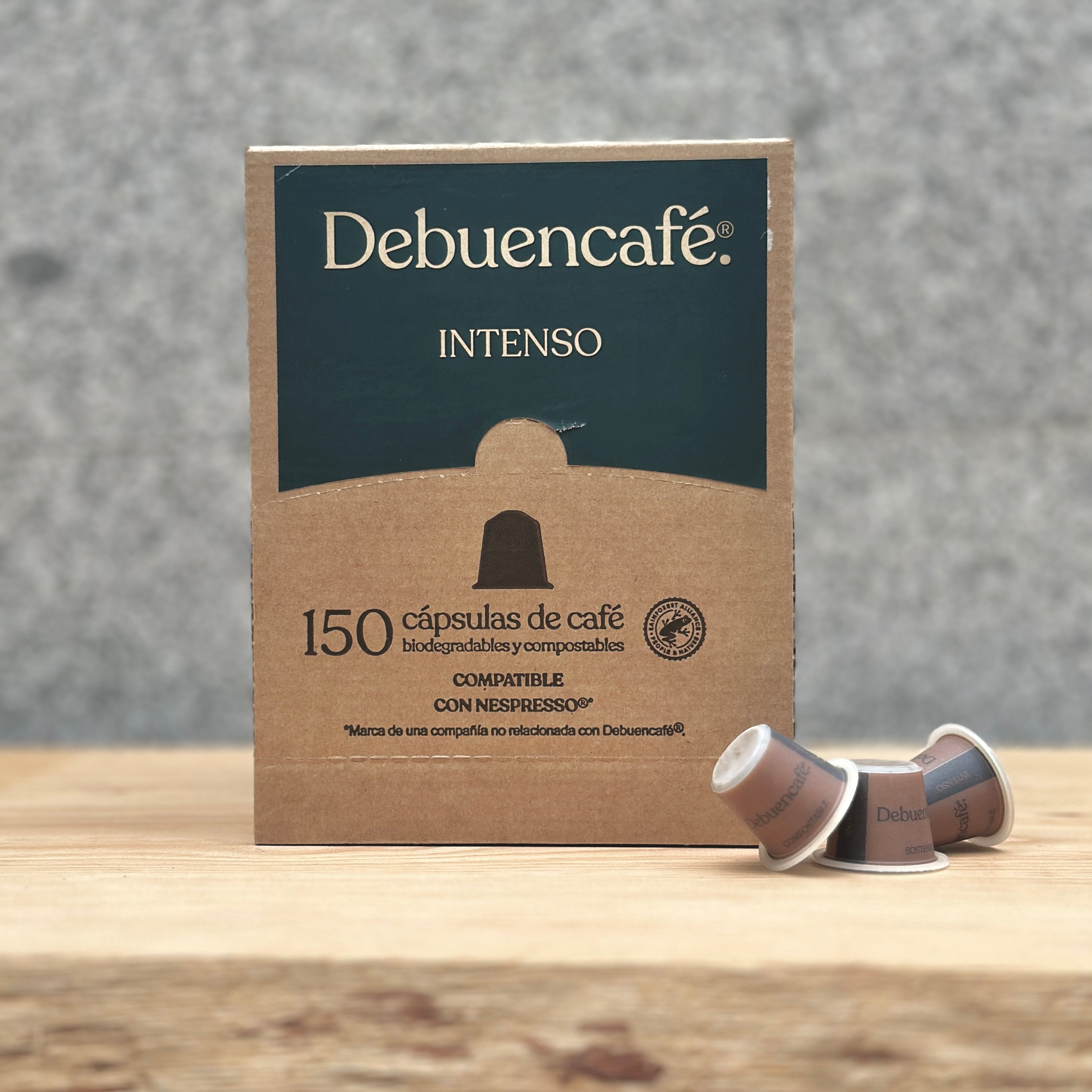 INTENSO | Cápsulas compostables | Compatibles con Nespresso® | 150 cápsulas de café sostenible