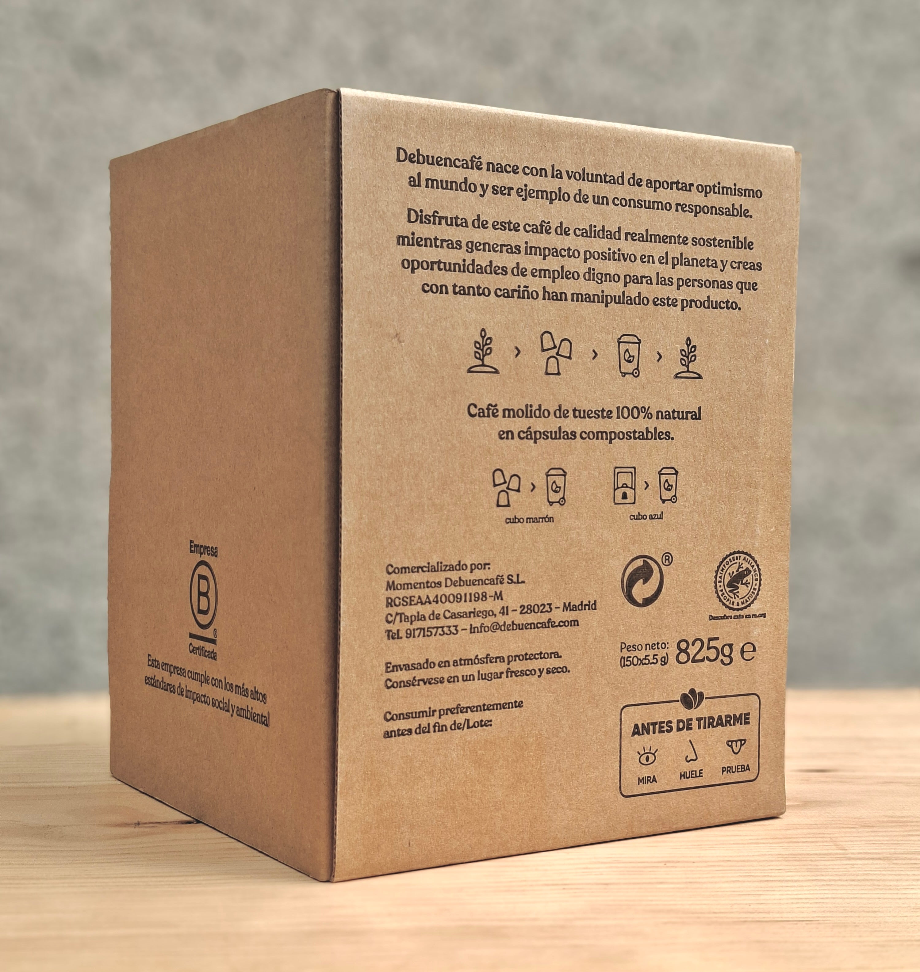 INTENSO | Cápsulas compostables | Compatibles con Nespresso® | 150 cápsulas de café sostenible