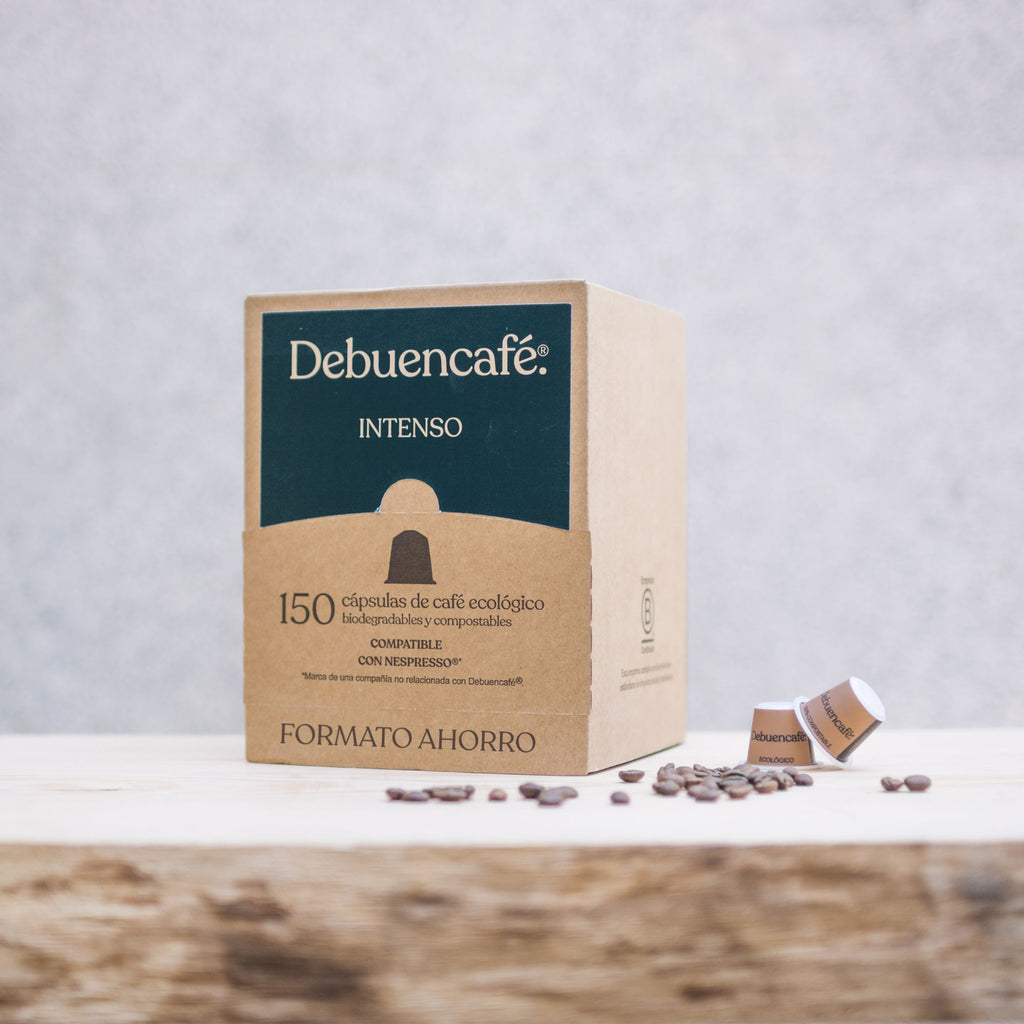 capsulas de cafe ecologico compatibles con nespresso intenso 150 